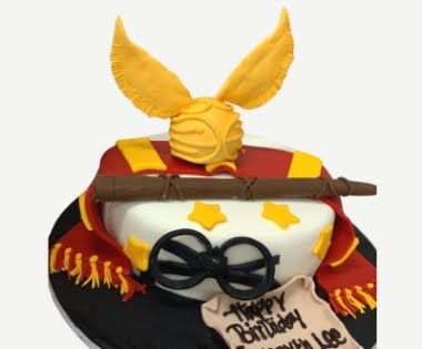 harry potter themed birthday cake