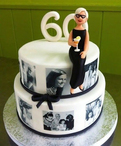 cake designed with memorable moments