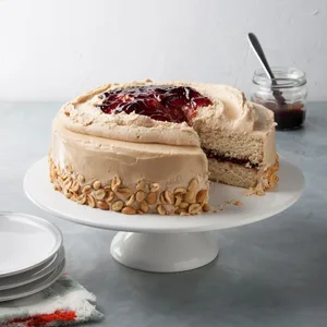 Mother's Day Cake - Peanut Butter Jelly Cake