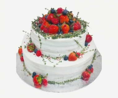 Anniversary Cake SIngapore - Rustic Berries and Herbs