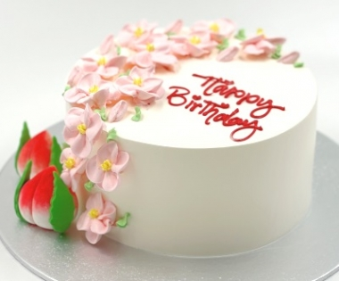 Longevity Cakes Singapore - Flowery Shou