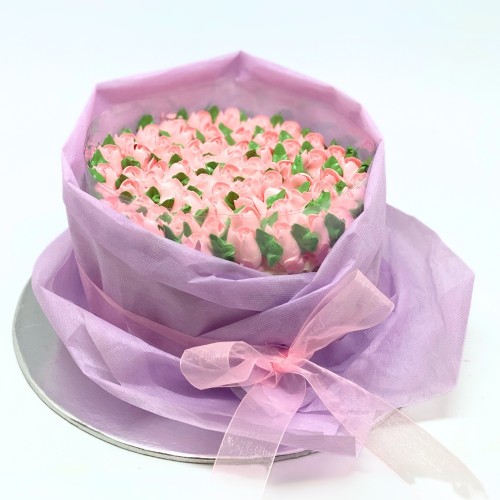 Cake Size - Flower Bonquet