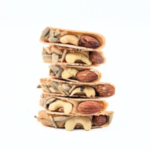 Chinese New Year Cookies - Peanut Butter Folded Love Letter with Mixed Nuts
