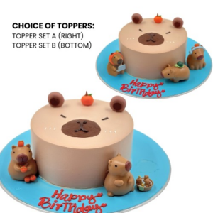 Cute Animal & Character Cakes: Capybara Cake