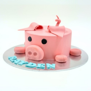 Hap Pig Birthday Cake