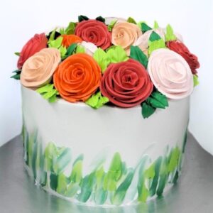 Valentine Cakes You Can Personalise at The Pine Garden: Flora Bloom Box Tumbler