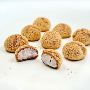 Our Signature Puff Pastries for Events: Pulut Hitam Choux Puff