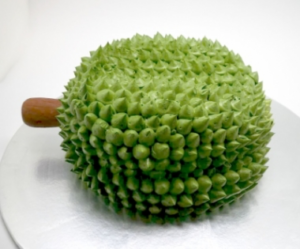 a 3d durian cake