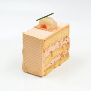 a lychee martini sliced cake