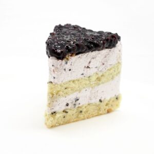 a pulut hitam sliced cake