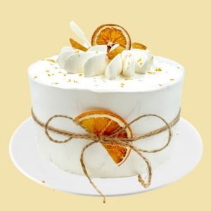 a yuzu liqueur genmaicha cake
