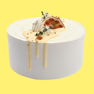 a yuzu osmanthus cake