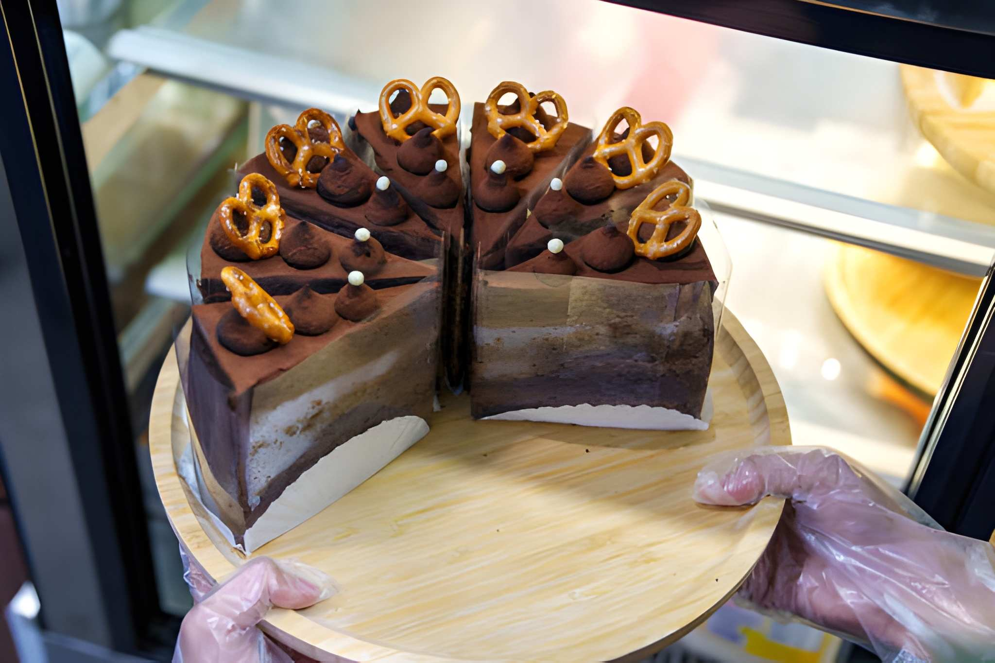 chocolate cake.