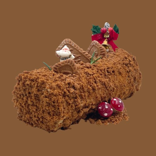a biscoff speculoos log